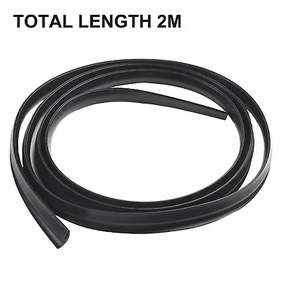 2m Seal Strip Trim For Car Front Windshield Sunroof Weatherstrip Rubber Black • $7.87
