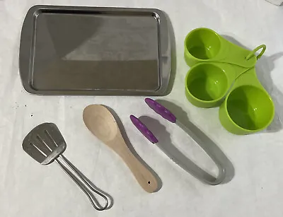 Lot Of Melissa & Doug Play Set Cookie Sheet Spatula Wooden Sp Measuring Cups • $11.95