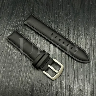 18 20 22 MM Satin Genuine Leather Watch Band Strap Quick Release Fits Bulova BLK • $12.99