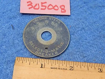 Seeburg Amplifier # 305008 - Speaker Volume Steps Escutcheon MRA1-L6 • $8