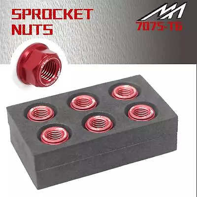 Rear Sprocket Nut M10 Red For Yamaha YZF R1M 14-19 18 17 16 15 • $23.54