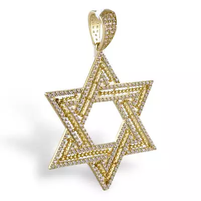 Star Of David Pendant | Yellow Gold 10K • $585