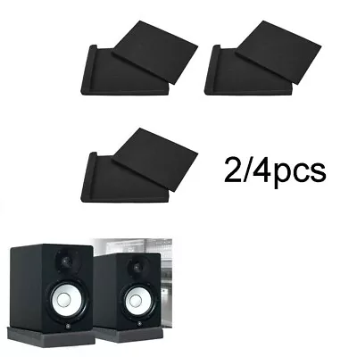 Experience Realistic Sound With 2/4PCS Speaker Isolation Pads Acoustic Foam • $28.97