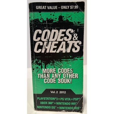 $11.99 • Buy Codes And Cheats Vol. 2 Over 1500 Video Games, PS3, Xbox 360, WII, DS 3DS, Vita