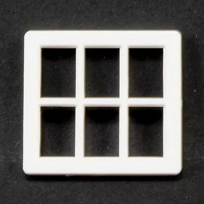 Dollhouse Miniature White Georgian 1:24 Scale 6 Pane Dormer Window By Jackson... • $3.99