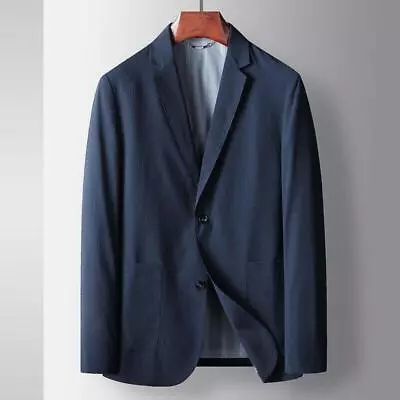 Men's Casual Dress Blazer Outwear Coats Single Breasted Thin Jackets Spring Fall • $49.27