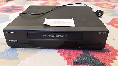 Vintage VCR MATSUI VP9301 Video Player Untested • £16.99