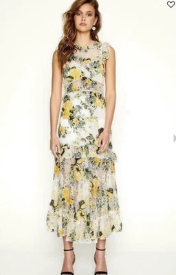 $129 • Buy Alice McCall Oh So Lovely Floral Lemon Dress Size 4