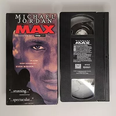 Michael Jordan To The MAX Chicago Bulls Basketball 2000 VHS • $9