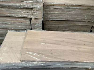 FULL STAVE Solid Oak Wood Worktops 7 Sizes Available @ 620mm X 38mm  Wide Planks • £79