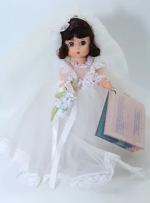 Vintage Madame Alexander Miniature Showcase Collection Bride Doll W/Kaiser Stand • $87.67