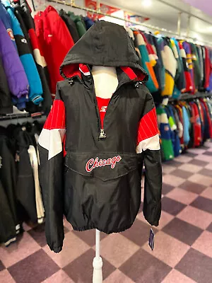 Chicago Bulls Pullover  Starter Jacket Large • $175