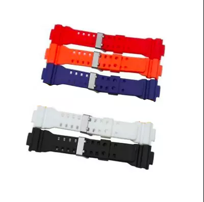 16mm Multi-Color Rubber Strap For Casio G-shock GD120 GA100 GA110 GA400 L114-122 • $14.15