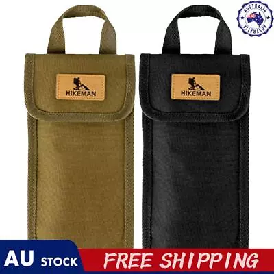 8.66 X 4.92 X 1.18 In Camping Tent Stake Bag With Handle Tent Peg Bag Portable • $9.89