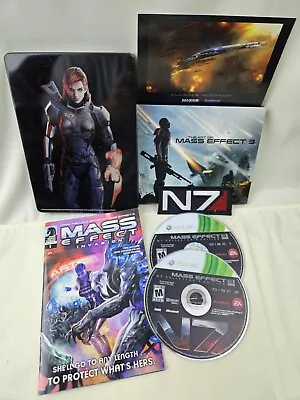 Mass Effect 3 N7 Collector's Edition Microsoft Xbox 360 CIB Complete Tested Game • $12