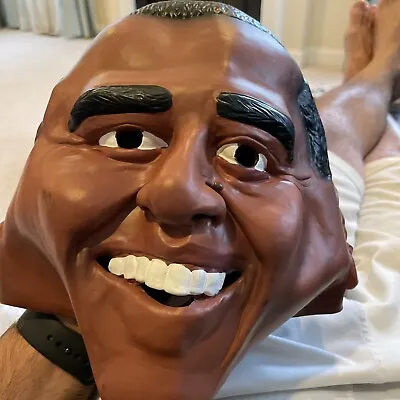2008 Disguise President Barack Obama Rubber Latex Adult Halloween Mask Good • $20