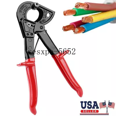 Heavy Duty Ratchet Cable Cutter Cut Up To 240mm² Ratcheting Wire Cut Hand Tool • $35.99