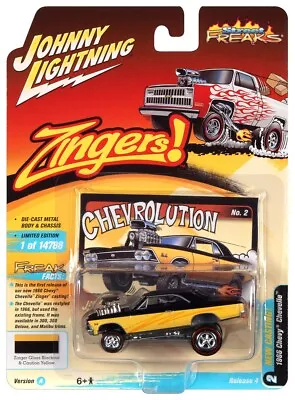 $7.99 • Buy Johnny Lightning 1966 Chevy Chevelle Zingers! Street Freaks Vs.A R4 1:64 New 202