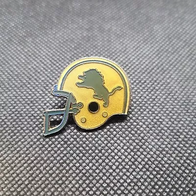 1987 Vintage Detroit Lions NFL Football Hat Lapel Enamel Pin - Peter David • $4.95