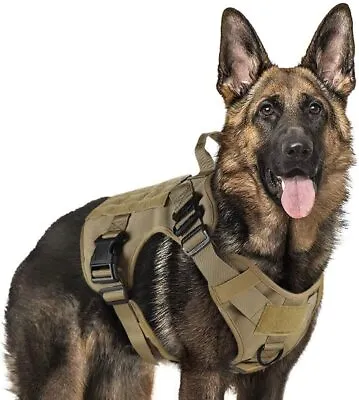 Rabbitgoo Tactical Dog Harness No-pull Extra Large Military Training Vest Handle • $29.99