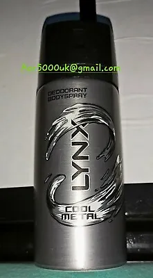 £75 • Buy Lynx Axe - COOL METAL {Square'ish Top/Can} 150ml Body Deodorant Spray Vintage 