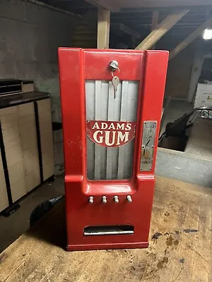 Vintage Old Original Adam’s Gum Candy 1 Cent Penny Vending Machine Coin Operated • $599.99