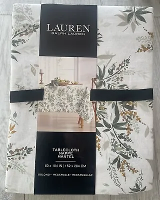 Ralph Lauren Tablecloth 60x104in Floral • £31.99