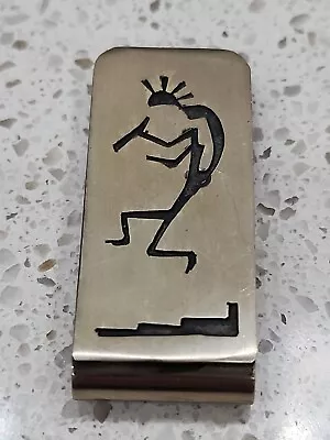 Vintage Silver Money Clip 18 Grams Native American  • $17.99