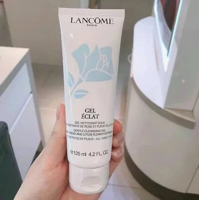 Lancom Gel Eclat Gentle Cleansing Gel With Rose And Lotus Extracts 125ml Sealed • £18.99