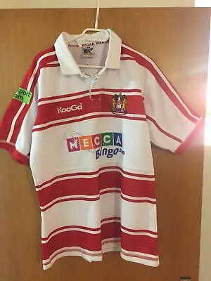 £30 • Buy Wigan Warriors Rugby League Shirt By Kooga . Size Large Men’s 23” Pit To Pit
