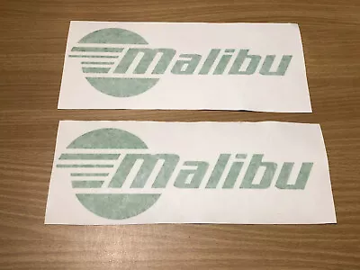 Malibu Boat 8inch (set Of 2) Green Decals Vinyl High Quality New Stickers • $9.50