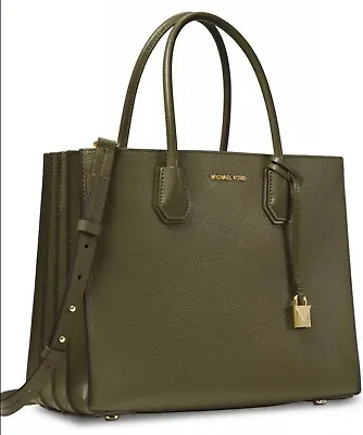 Michael KORS Mercer Large Olive Green Handbag • $150
