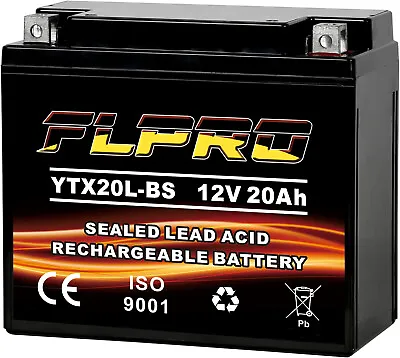 YTX20L-BS Battery High Performance - Maintenance Free - Sealed AGM ATV Batteries • $78.95