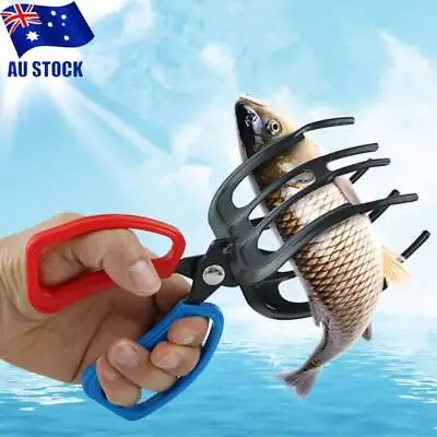 Fishing Pliers Gripper Metal Fish Control Clamp Claw Tong Grip Forceps Tackle AU • $16.68