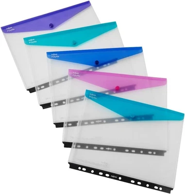 £11.97 • Buy Snopake A4 High Capacity Polyfile RingBinder Popper Wallet, Landscape �