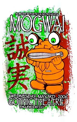 Mogwai Concert Poster Colorado 2006 Lindsey Kuhn • $45.50