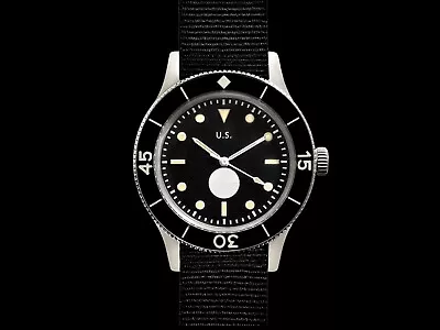 Fifty Fathoms Homage Vintage Inspired Dive Watch Handmade  U.S. Dial • $49.99