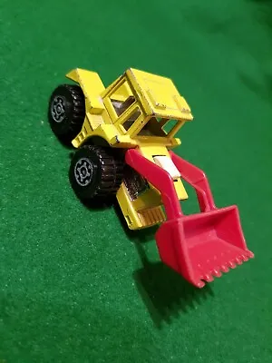 Matchbox Superfast No 29 Tractor Shovel Lemon Yellow Base England Chrome • £5.61