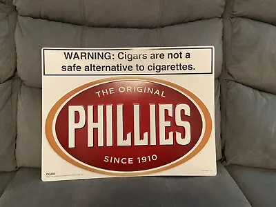 Phillies Cigar Tin Sign. Metal Sign Cigars Man Cave. • $15.99