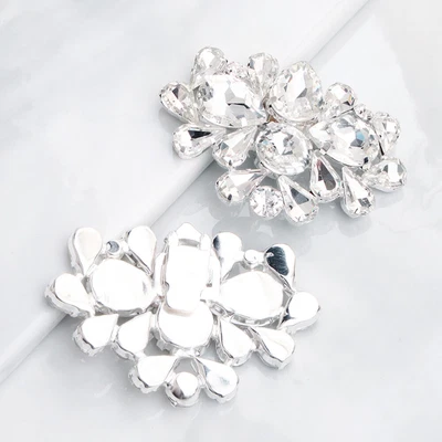 £7.05 • Buy  Bride Crystal Shoe Buckle Decorative Clips Shoes Jewelry Decoration
