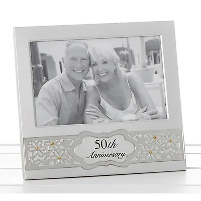 Shudehill Daisy 50th Wedding Anniversary Picture Photo Frame 6  X 4  • £12.99