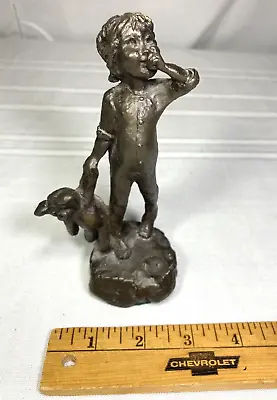 Mark Hopkins Signed Bronze “Kids Play” Sculpture  • $340