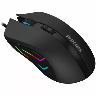 Philips SPK9313 USB Wired Gaming Mouse With RGB Adjustable DPI Up To 2400 • $36