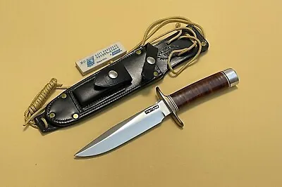 RARE RANDALL MADE KNIFE MODEL 1-6 With JOHNSON RIVET SMOOTH BLACK BACK SHEATH • $3400