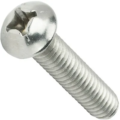 1/4-20 Round Head Phillips Drive Machine Screws Stainless Steel Inch All Lengths • $282.42