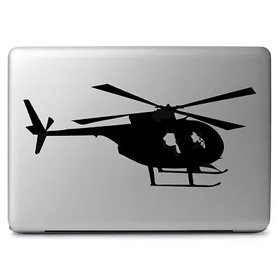 Tourists Sightseeing Helicopter Vinyl Decal Sticker For Macbook Laptop Car Windo • $11.14