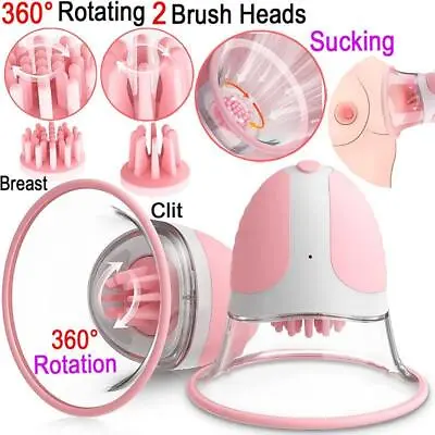 Nipple Enlargement Suction Pump Vacuum Sucker Breast Enhance Massager Vibrater • $35