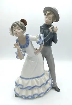 Lladro Nao Spain Porcelain Flamenco Dancers Gypsy Group #0300 • $89