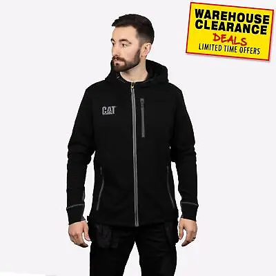 Caterpillar H2O Zip Mens Casual Fashion Jacket Jumper Sweatshirt Black • $202.19