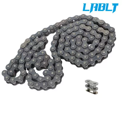 LABLT #80 Heavy Duty Roller Chain × 10 Feet With 1 Connector • $35.52